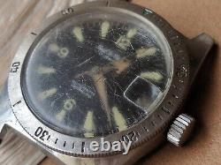 Vintage Paul Le Grande'DEEPDIVER' Watch withDamaged Dial, Runs FOR PARTS/REPAIR