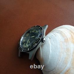 Vintage Paul Peugeot Diver Watch withMint Dial, All SS Case, Runs FOR PARTS/REPAIR