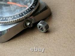 Vintage Paul Peugeot Surf n' Ski 20 ATM Diver Watch withMint Dial FOR PARTS/REPAIR