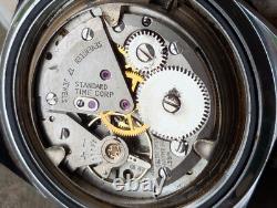 Vintage Princeton 20 ATM All SS Diver withDurowe 471-3 Mvmt, Runs FOR PARTS/REPAIR