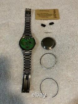 Vintage Pulsar P3 LED Watch with Band & Magnet (For parts Or repair)