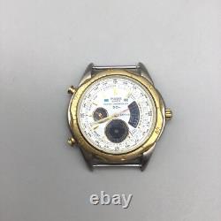 Vintage Pulsar Racing Chronograph Watch Men V681-9000 BROKEN PARTS OR REPAIR