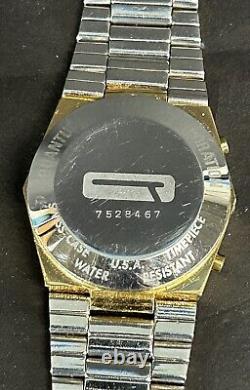 Vintage Quantum Time Corporation LED Digital Watch For Parts Or Repair