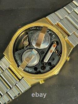 Vintage Quantum Time Corporation LED Digital Watch For Parts Or Repair