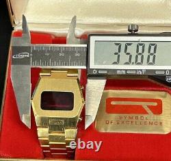 Vintage Quantum Time Corporation LED Digital Watch For Parts Or Repair