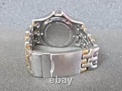 Vintage Rare Mens Budweiser Bulova Gold-Tone watch for parts & Repairs
