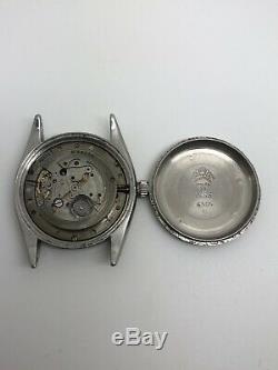 Vintage Rare Rolex Date Just Bubbleback 6305 Dial, Case, Crown, Working Movement