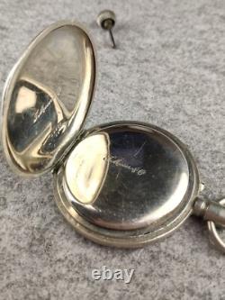 Vintage Rare parts Pocket Watch T. Moser for parts or REPAIR
