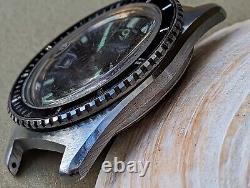 Vintage Rene Rochard 5 ATM Diver Watch withMassive Case, Runs FOR PARTS/REPAIR