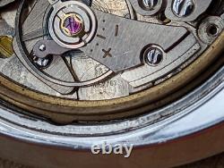 Vintage Rene Rochard All SS Watch withDivers Case, AS 1862/63, Runs FOR PARTS/REPAIR