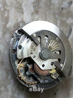 Vintage Rolex 1530 Complete Movement Working Watch For Parts