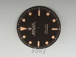 Vintage Rolex #5508 Submariner Matte Black Refinished Dial