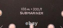 Vintage Rolex #5508 Submariner Matte Black Refinished Dial