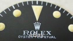 Vintage Rolex #5513 Submariner MAXI V Matte Black Repaired Dial