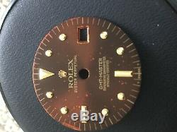 Vintage Rolex GMT Master Brown Gloss Dial for 1675 Watch for Parts BUY IT NOW