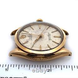 Vintage Rolex Manual Wind 14k Yellow Gold Men's Watch 1002 For Parts Only