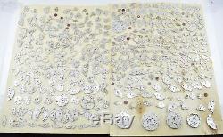 Vintage Rolex Parts For Parts And Repair Work MIX Lot Of Rolex Watches Parts