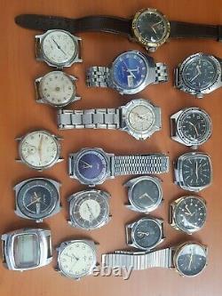 Vintage Russian Soviet USSR Watches for Parts