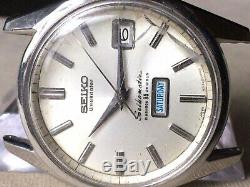 Vintage SEIKO Automatic Watch/ SEIKOMATIC Weekdater 6218-8971 35J SS For Parts