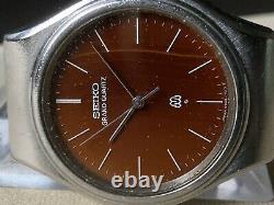 Vintage SEIKO Quartz Watch/ GRAND TWIN QUARTZ 9940-7010 SS 1979 For Parts