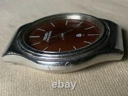 Vintage SEIKO Quartz Watch/ GRAND TWIN QUARTZ 9940-7010 SS 1979 For Parts