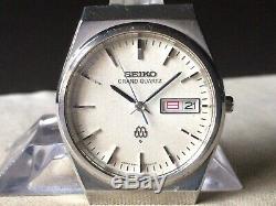Vintage SEIKO Quartz Watch/ GRAND TWIN QUARTZ 9943-8000 SS 1979 For Parts