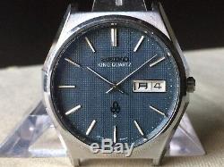 Vintage SEIKO Quartz Watch/ KING QUARTZ 4823-8050 SS 1976 For Parts