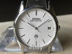 Vintage SEIKO Quartz Watch/ KING TWIN QUARTZ 9642-8000 SS 1982 For Parts