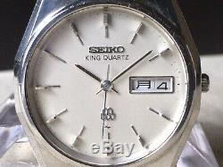 Vintage SEIKO Quartz Watch/ KING TWIN QUARTZ 9923-7000 SS 1979 For Parts