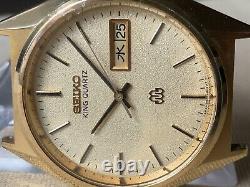 Vintage SEIKO Quartz Watch/ KING TWIN QUARTZ 9923-8060 SGP 1981 For Parts
