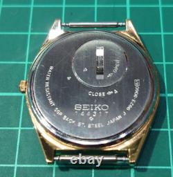 Vintage SEIKO Quartz Watch KING TWIN QUARTZ 9923-8060 SGP 1981 For Parts JAPAN