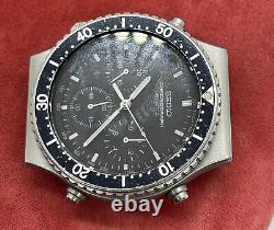 Vintage Seiko Chronograph Quartz Watch Repair JDM 7a28-7040 Speed 1980s