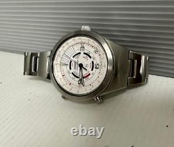 Vintage Seiko Chronograph SUS 6M26-6020 Quartz Mans Watch Water Resistant 10Bar