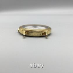 Vintage Seiko Moonphase Watch Mens 34mm 6F22-6029 BROKEN FOR PARTS OR REPAIR