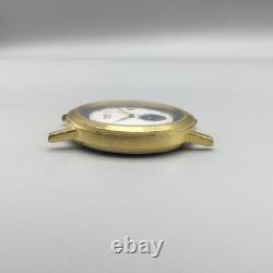 Vintage Seiko Moonphase Watch Mens 34mm 6F22-6029 BROKEN FOR PARTS OR REPAIR
