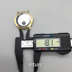 Vintage Seiko Moonphase Watch Mens 34mm 6F22-6029 BROKEN FOR PARTS OR REPAIR