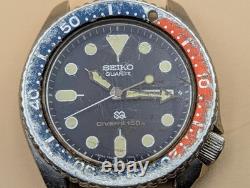 Vintage Seiko Pepsi Diving Watch 7548-700b Not Working For Parts