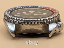 Vintage Seiko Pepsi Diving Watch 7548-700b Not Working For Parts