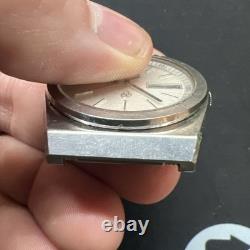 Vintage Seiko Quartz Alarm Watch 7223-6000 36mm Steel Working New Battery Nice
