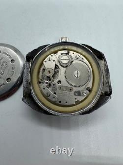 Vintage Sicura 17 Jewels Digital Jump Hour Swiss Made Watch/For Parts/Repair