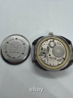 Vintage Sicura 17 Jewels Digital Jump Hour Swiss Made Watch/For Parts/Repair