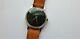 Vintage Smiths De Luxe Black Dial Mechanical Gents 17 Jewels Wrist Watch