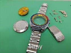 Vintage Sorna Pepsi Pogue Style 2697 Watch for Restoration (in Pieces) (i64)