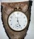 Vintage South Bend Pocket Watch For Parts Not Working With Leather Case