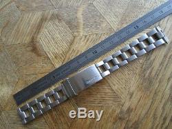 Vintage St. Steel ZENITH GAY Frères Ladder Bracelet 18 mm. 1 / 71. ZP Endlinks