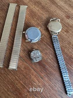 Vintage Swiss Longines, Alarm, Watch Parts & Bands. Gold Filled Bands