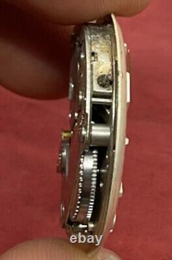 Vintage Swiss Montreal Men's Date Dress Shock Wrist Watch Parts Repair Project