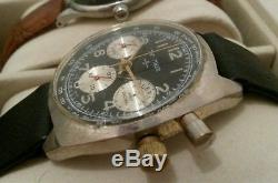 Vintage Swiss Top Timer Chronograph Splendor Watch Reverse Panda 70s