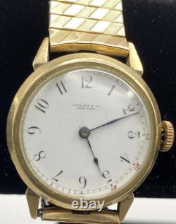 Vintage Tiffany & Co 10k GP Watch For parts! - Patek Philippe Movement No 84091