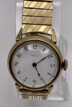 Vintage Tiffany & Co 10k GP Watch For parts! - Patek Philippe Movement No 84091
